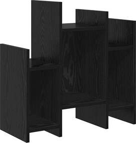 vidaXL Dulap lateral Stejar Negru 60 x 26 x 60 cm Lemn compozit