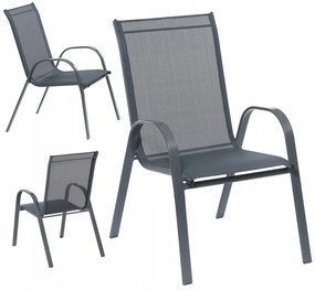 Scaun de gradina modern cu cadru metalic