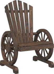 vidaXL Scaun de grădină Adirondack, lemn masiv de brad