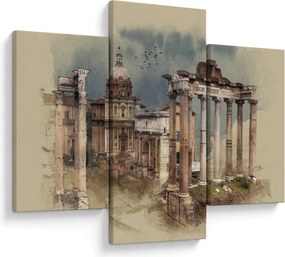 Tablou - Forumul Roman, Roma, Italia (90x60 cm)