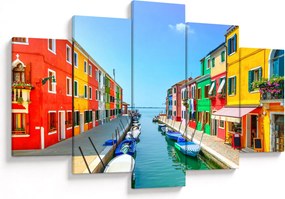 Tablou - Insula Burano, Veneția, Italia (150x105 cm)
