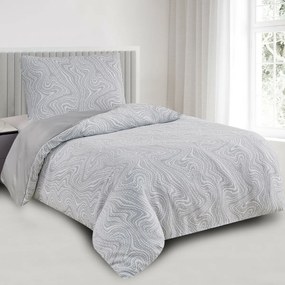 Lenjerie de pat din jacquard Alabama gri, 140 x200 cm, 70 x 90 cm