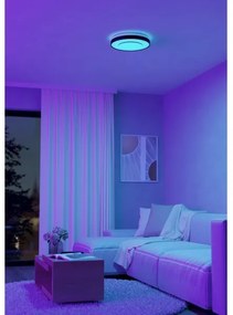 Eglo 300688 - LED RGBW corp de tavan dimabil MONTERIGGIONI-Z LED/18,5W/230V negru + telecomandă