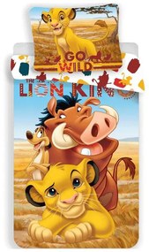 Disney Regele Leu Pride Lands Trio set de lenjerie de pat 140x200cm, 70x90 cm