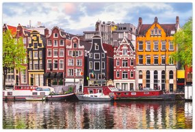 Tablou - Amsterdam, case de dans (90x60 cm)