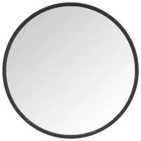 Oglindă de perete, negru, 40 cm