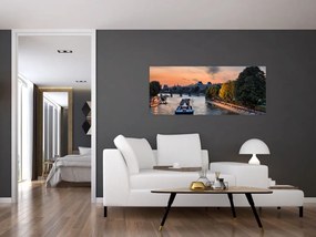 Tablou - gondole italiene (120x50 cm)