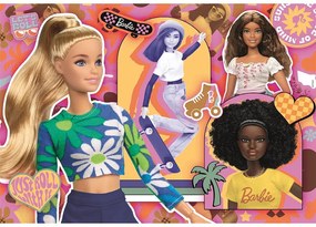 Barbie Skateboard Puzzle Clementoni de 104 piese