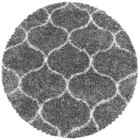 Covor gri rotund ø 160 cm Salsa – Ayyildiz Carpets