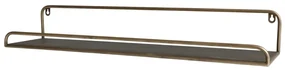 Raft de perete, din metal auriu, Kon