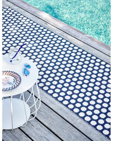 Covor pentru exterior și interior albastru închis 70x50 cm Noa Dark Blue – Pappelina