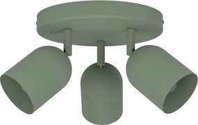 Eglo 44134 - Spot TILSTON, 3xE14/40W/230V, verde