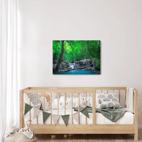 Tablou - Cascada Erawan, Kanchanaburi, Thailanda (70x50 cm)