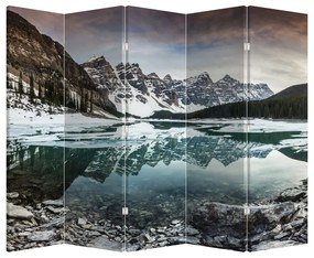 Paravan - Lacul iarna (210x170 cm)