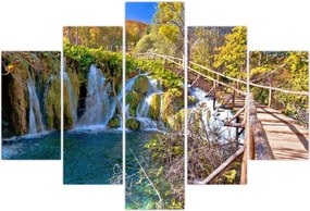 Tablou - Intrare in cascade (150x105 cm)