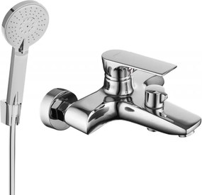 Mexen Axel Baterie de cadă R40 cu set de duș, crom - 7383R40-00