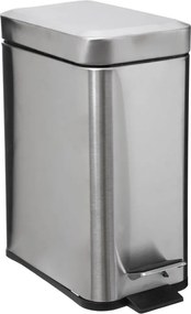 Coș din oțel inoxidabil, 5 L, argintiu