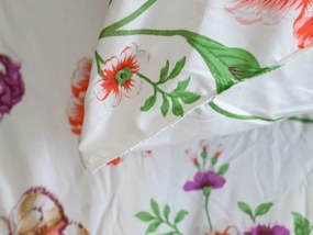Set pilota pentru toate anotimpurile 140x200 cm din fibra siliconica cu perna 70x90 cm MEADOW FLOWERS