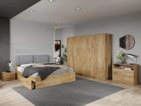 Set dormitor complet Stejar Adapto C17