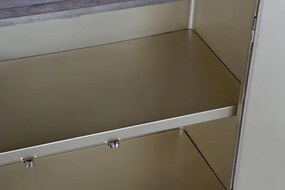 Bufet auriu , din metal