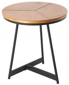 Masuta laterala design industrial vintage Oak Elegance 45cm