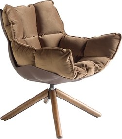 Fotoliu pivotant modern ultra confortabil Brown