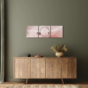 Tablou - O picătură de rouă (cu ceas) (90x30 cm)