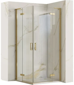 Cabina dus Hugo 80x80 auriu periat