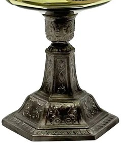 Lampă cu petrol LUDMILA 42 cm verde pădure