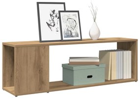 vidaXL Comodă TV, stejar artizanal, 100x24x32 cm, lemn prelucrat
