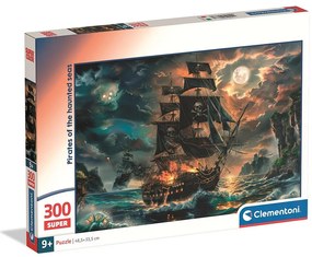 Pirat Haunted Seas Puzzle navă 300 de piese Clementoni