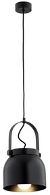 Lustră pe cablu LOGAN 1xE27/15W/230V d. 20 cm negru Argon 8281