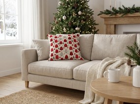 Fata de perna din bumbac CHRISTMAS BELLS 45x45 cm, colorat