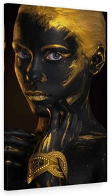 Tablou canvas Tribal Girl Gold 120x80 cm