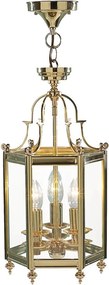 Där Lighting MOO0340 - Candelabru pe lanț MOORGATE 3xE14/60W/230V, alamă