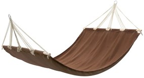 Hamac cu bare, 210 x 150 cm, maro