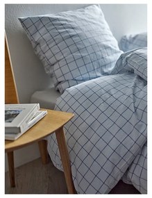 Lenjerie de pat albastru-deschis din bumbac ranforcé pentru pat de o persoană 140x200 cm Vista – Södahl