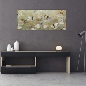 Tablou - Vintege fluturi (120x50 cm)