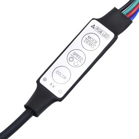 Comoda TV cu lumini LED, gri sonoma, 240x35x40cm 1, sonoma gri, 240 x 35 x 40 cm