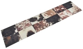 vidaXL Covor de bucătărie lavabil Animal Skin, 60x300 cm, catifea