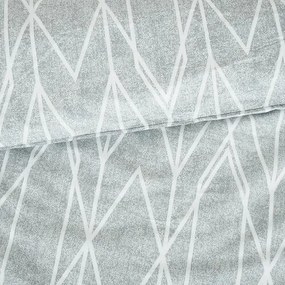 Lenjerie de pat B.E.S. Petrovice Top ClassGray dungi, bumbac crep, 140 x 200 cm, 70 x 90 cm