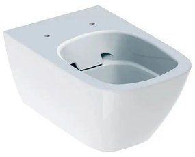 Vas wc suspendat Geberit Smyle Square Rimfree fara capac alb