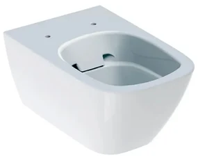 Vas wc suspendat Geberit Smyle Square Rimfree fara capac alb