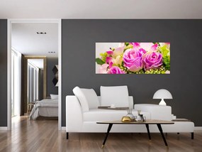 Tablou cu trandafiri (120x50 cm)