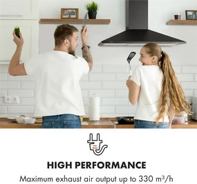 Klarstein Zugspitze 90, hotă de aspirație, 65 W, 330 m³/h, LED