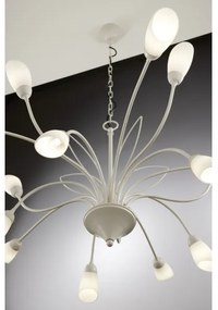 Jupiter 2062 - Candelabru pe lanț GLORIOSA 15xG9/14W/230V crem