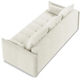 Canapea bej extensibilă/cu spațiu de depozitare 225 cm Moku – Makamii