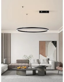 Immax NEO 07215L-LED Lustr FINO 60W/230V 80cm negru, dimabil, Tuya+DO
