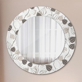 Decoratiuni perete cu oglinda Floral abstract