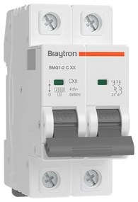 Siguranta automata 2P, 32A, curba de declansare C, capacitate de rupere 4.5kA, Braytron